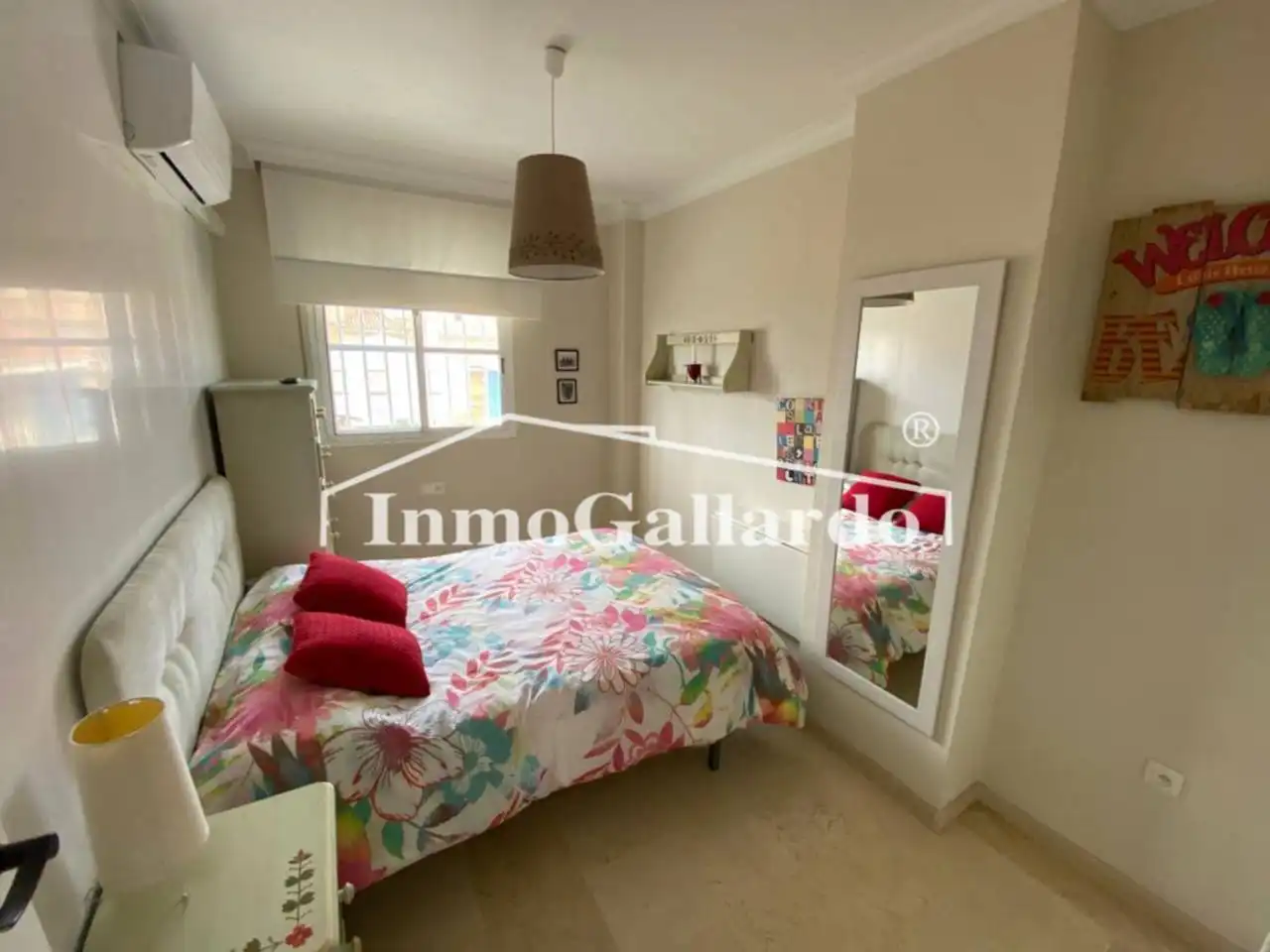 Schlafzimmer von Haus oder Chalet zur Miete in Rincón de la Victoria mit Klimaanlage, Privatgarten und Terrasse