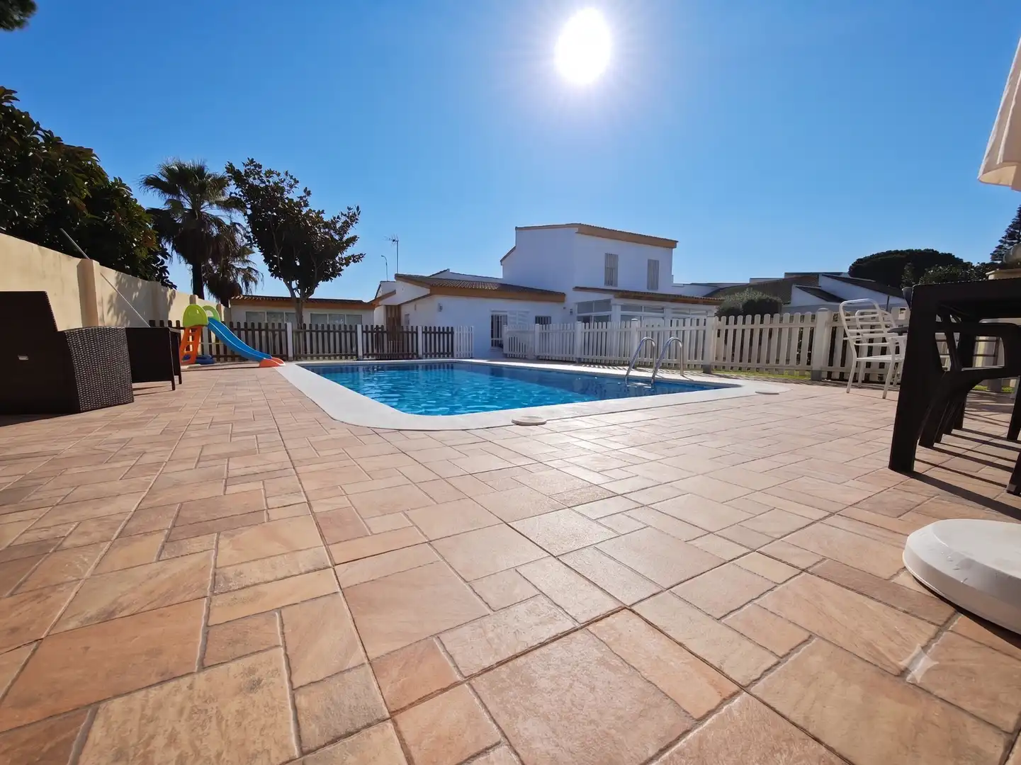 Piscina de Casa o chalet en venta en El Puerto de Santa María con Aire acondicionado, Calefacción y Jardín privado