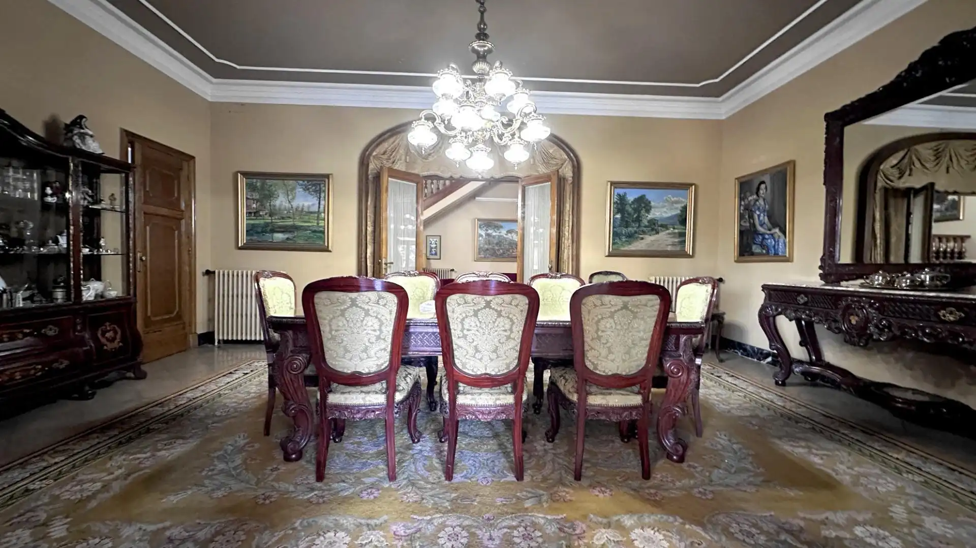 Comedor de Casa o chalet en venta en Terrassa con Aire acondicionado, Calefacción y Jardín privado