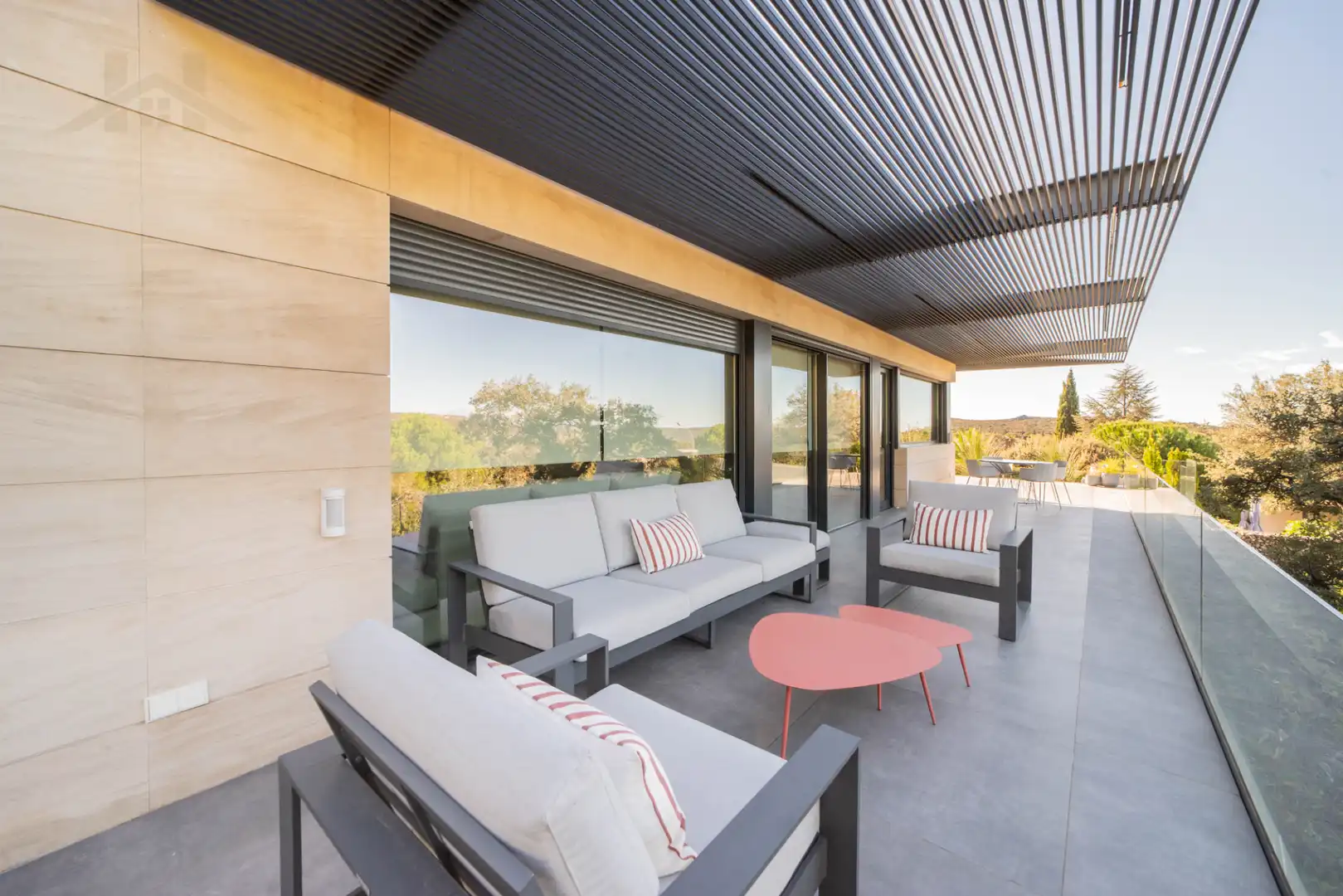 Terrassa de Casa o xalet en venda en Hoyo de Manzanares, Madrid