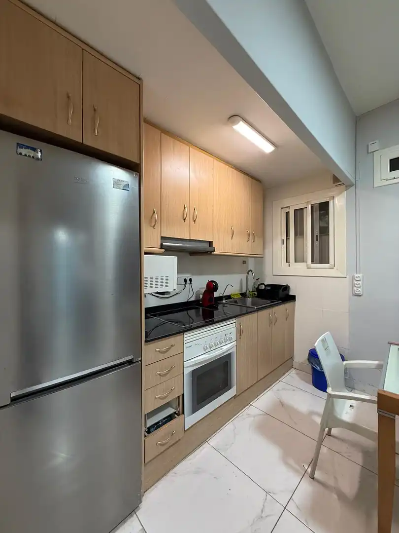 Kitchen of Flat for sale in L'Hospitalet de Llobregat  with Terrace