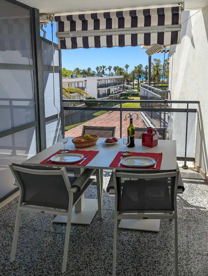 Terraza de Apartamento en venta en Salou con Terraza, Amueblado y Lavadora