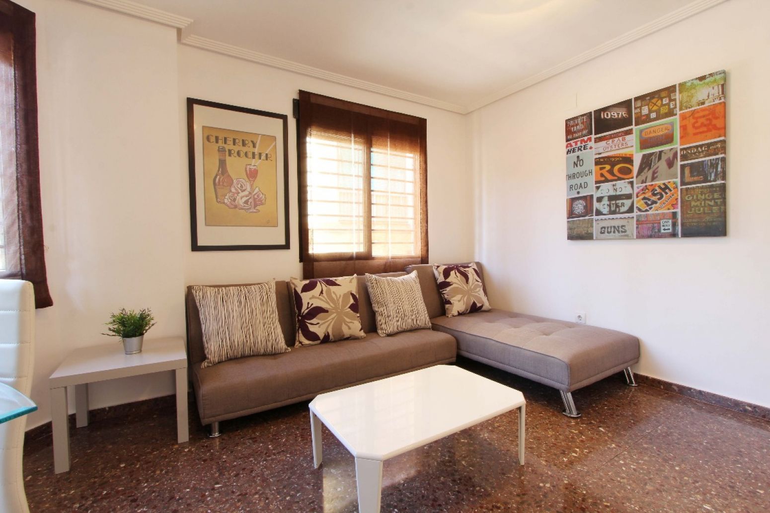 Living room of Flat to rent in Riba-roja de Túria  with Air Conditioner and Furnished