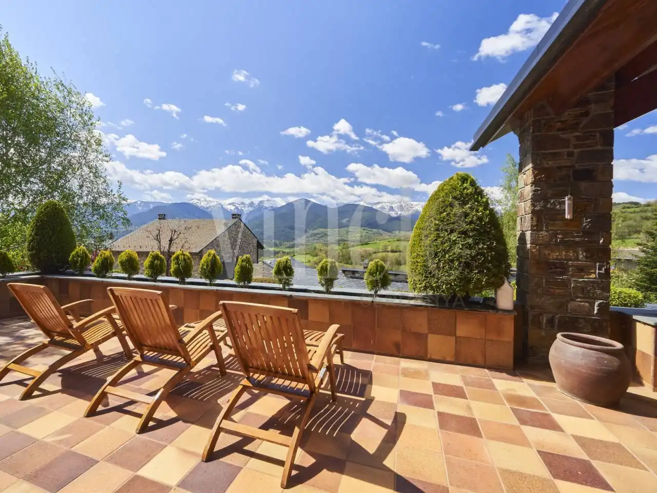 Terrassa de Casa o xalet en venda en Prullans amb Calefacció, Jardí privat i Terrassa