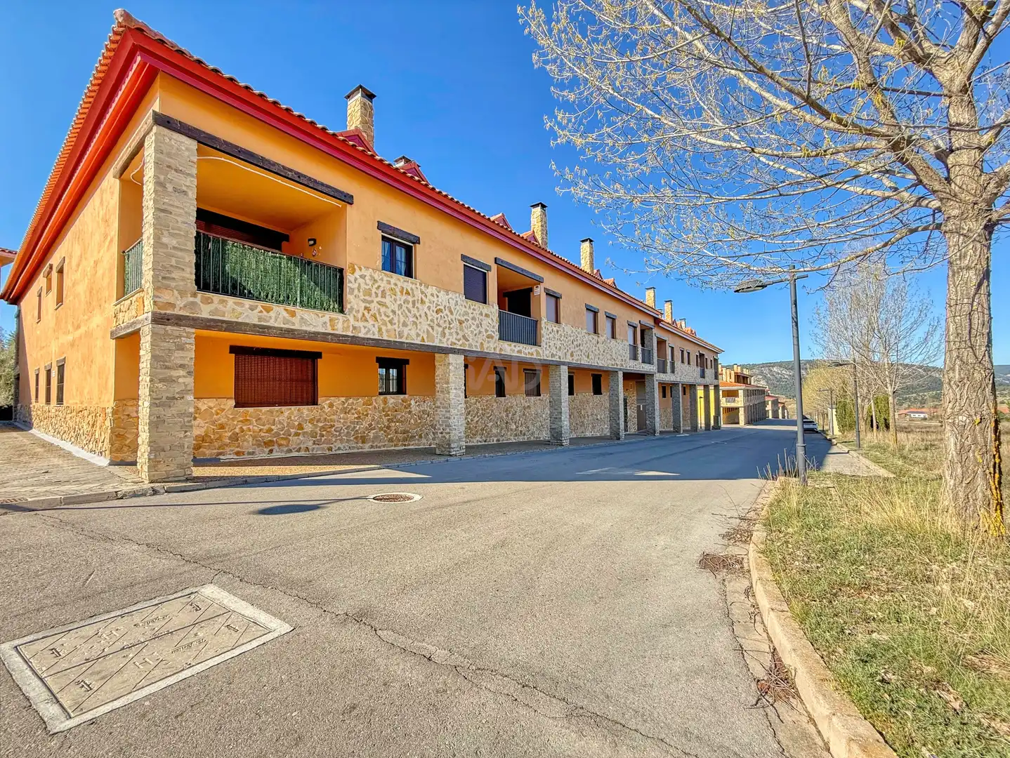 Vista exterior de Pis en venda en Alcalá de la Selva amb Calefacció