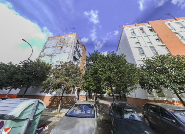 Exterior view of Flat for sale in  Sevilla Capital