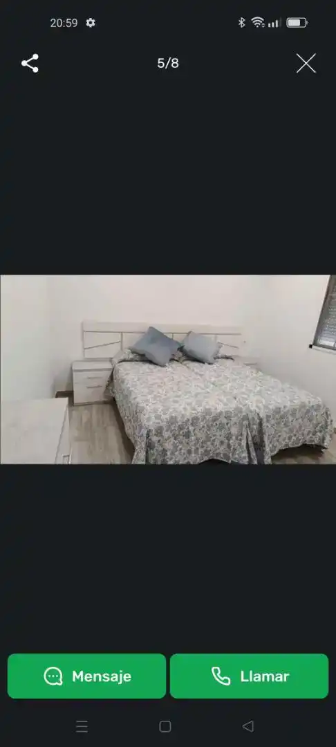Schlafzimmer von Erdgeschoss zur Miete in Córdoba mit Klimaanlage, Möbliert und Ofen