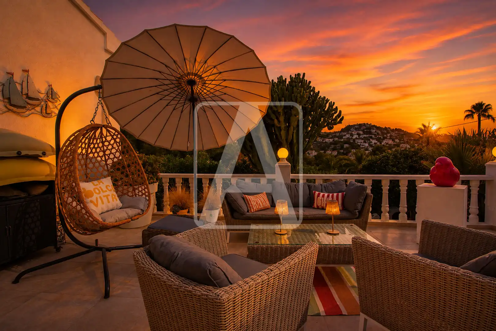 Terrace of Houses for sale in Benissa  with Air Conditioner, Heating and Private garden
