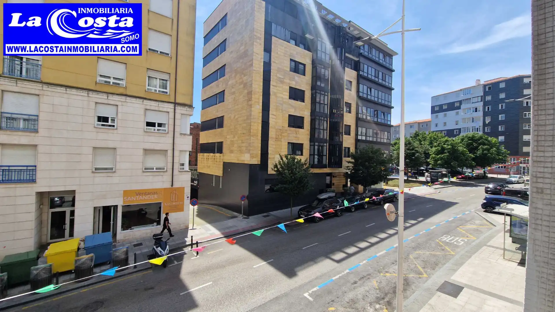 Exterior view of Flat for sale in Santander  with Parquet flooring, Oven and Washing machine