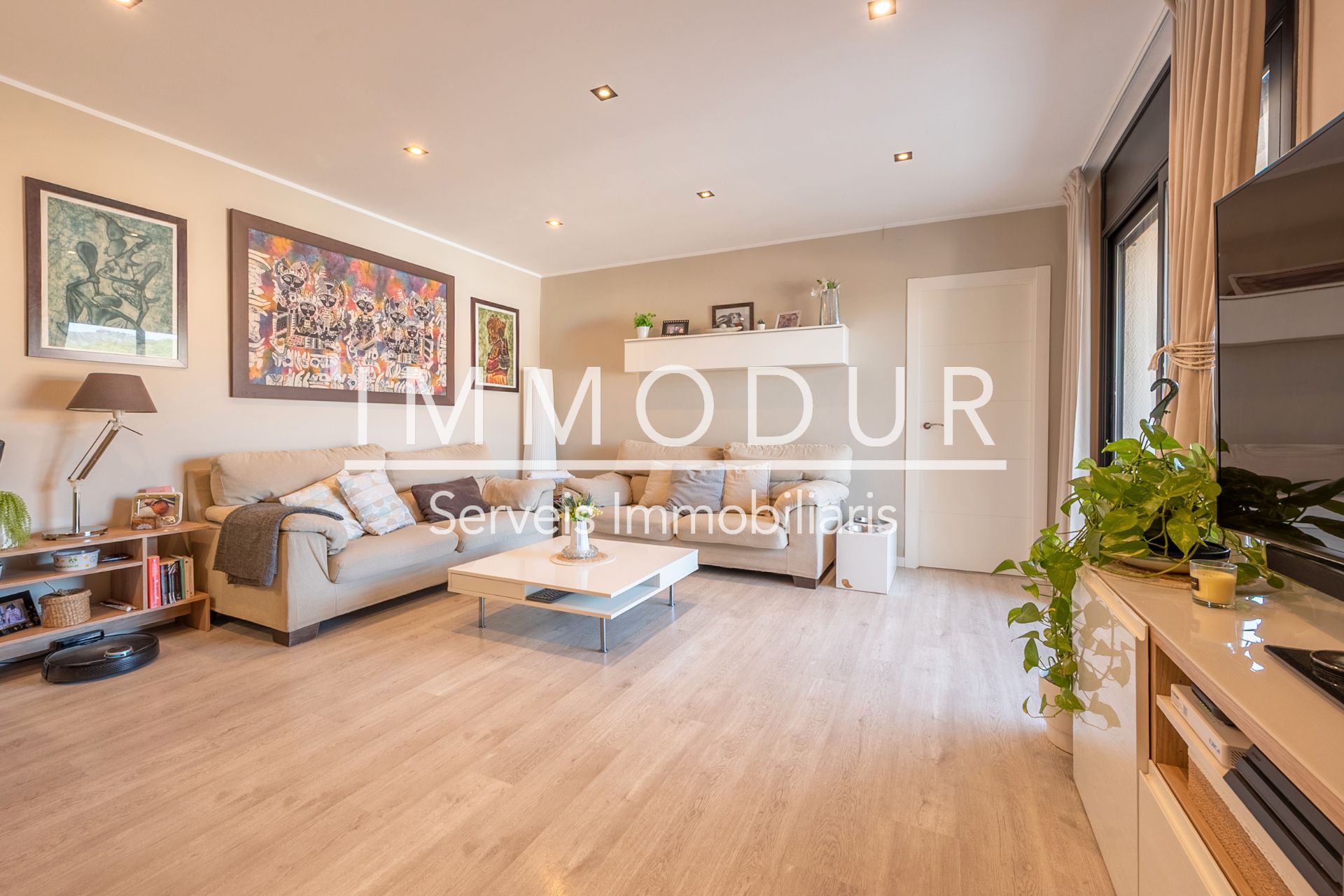 Sala d'estar de Pis en venda en Castelldefels amb Aire condicionat, Calefacció i Terrassa