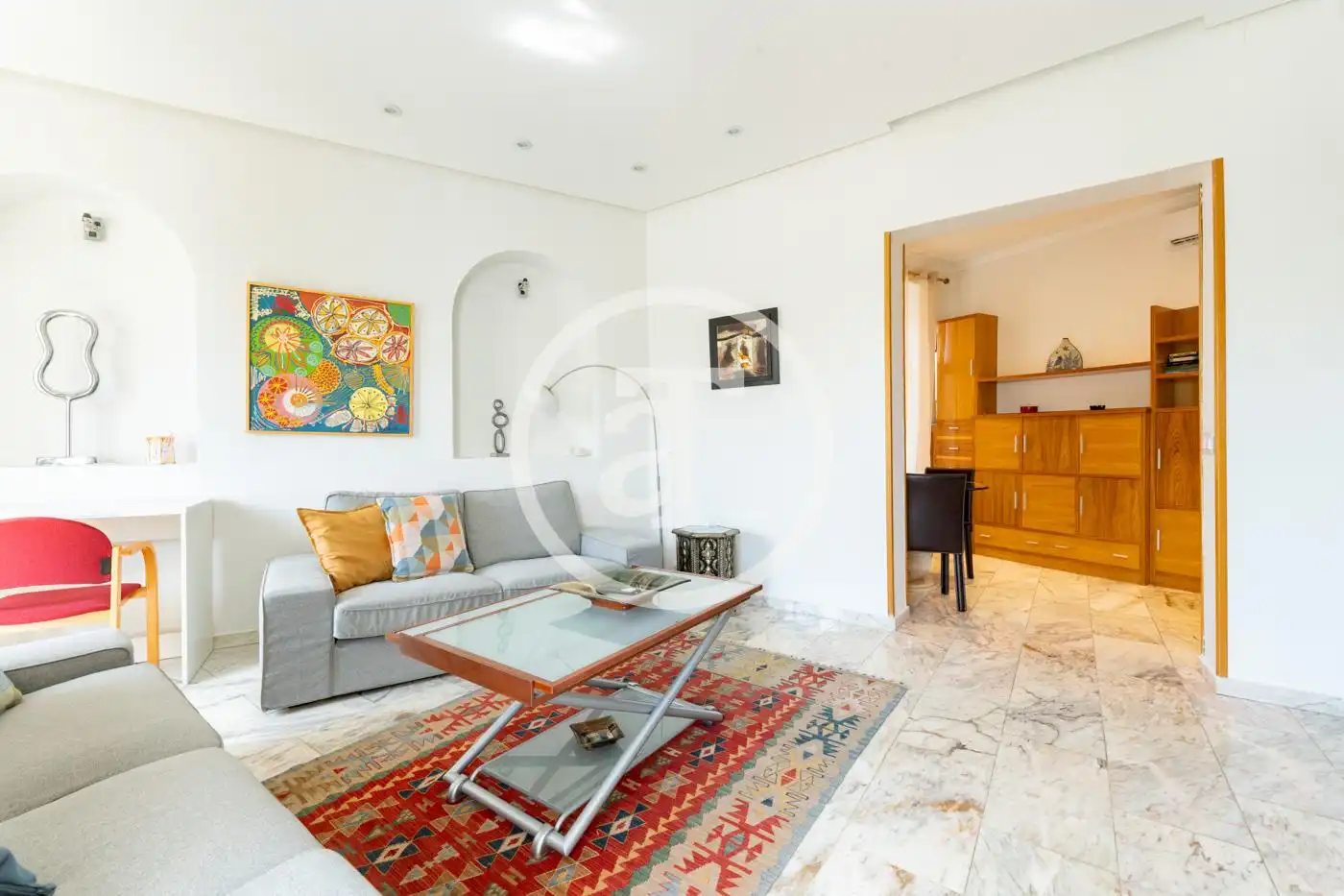 Living room of Flat for rent in Centro