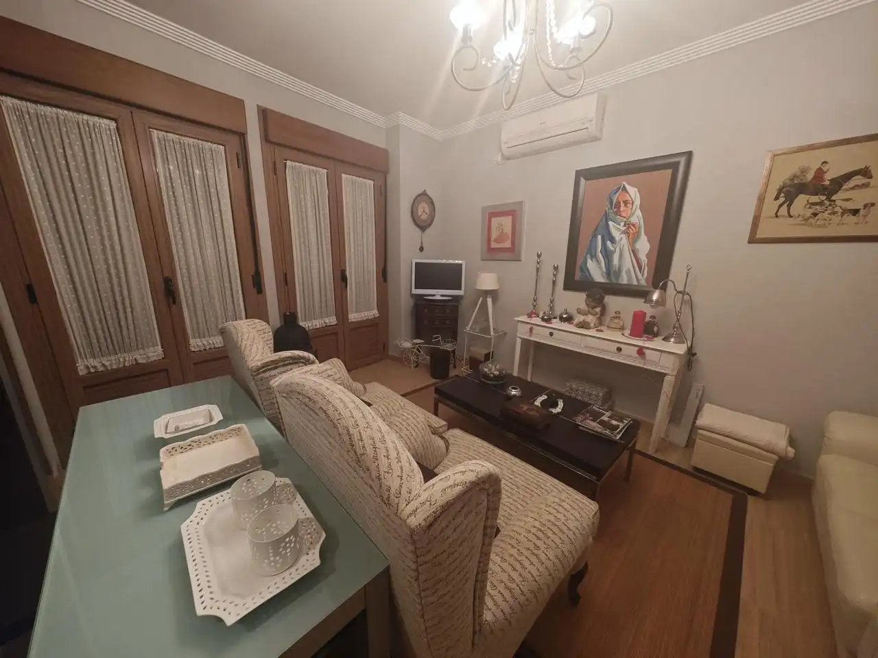 Wohnzimmer von Wohnung zum Verkauf in Navaconcejo mit Klimaanlage