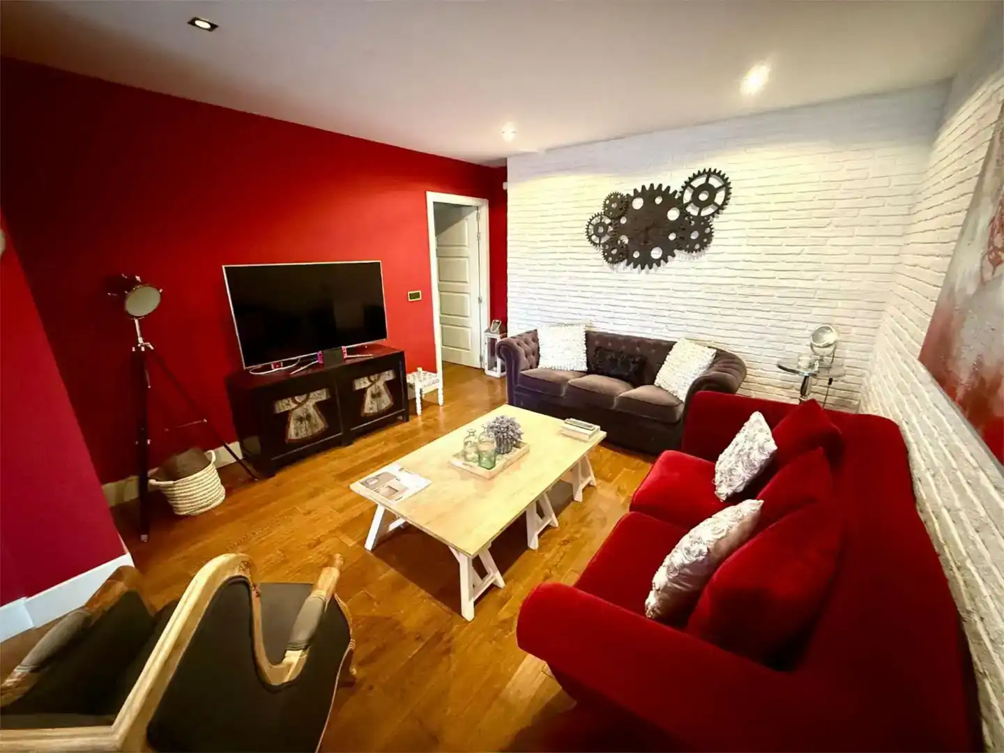 Living room of Flat for sale in Alcorcón  with Air Conditioner and Balcony