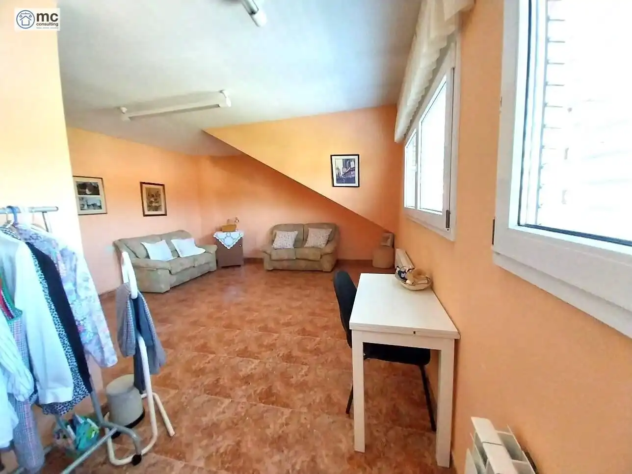 Living room of Houses for sale in Canovelles  with Air Conditioner, Private garden and Terrace