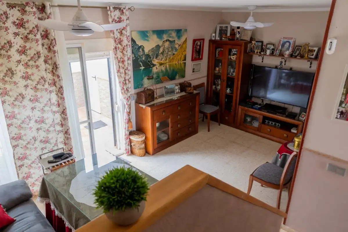Sala de estar de Casa adosada en venta en Niebla con Aire acondicionado, Calefacción y Terraza