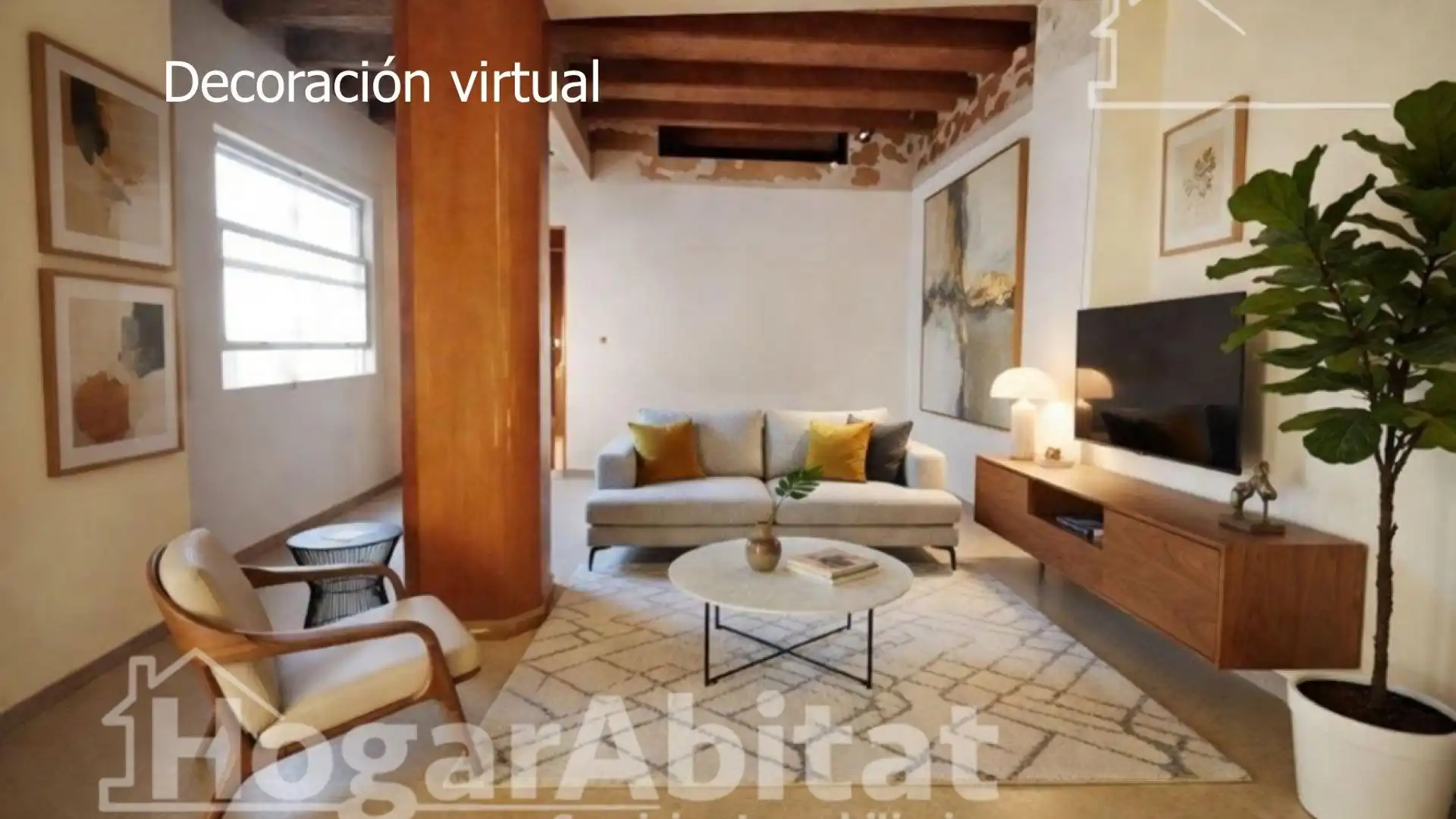 Living room of Flat for sale in Gandia  with Balcony