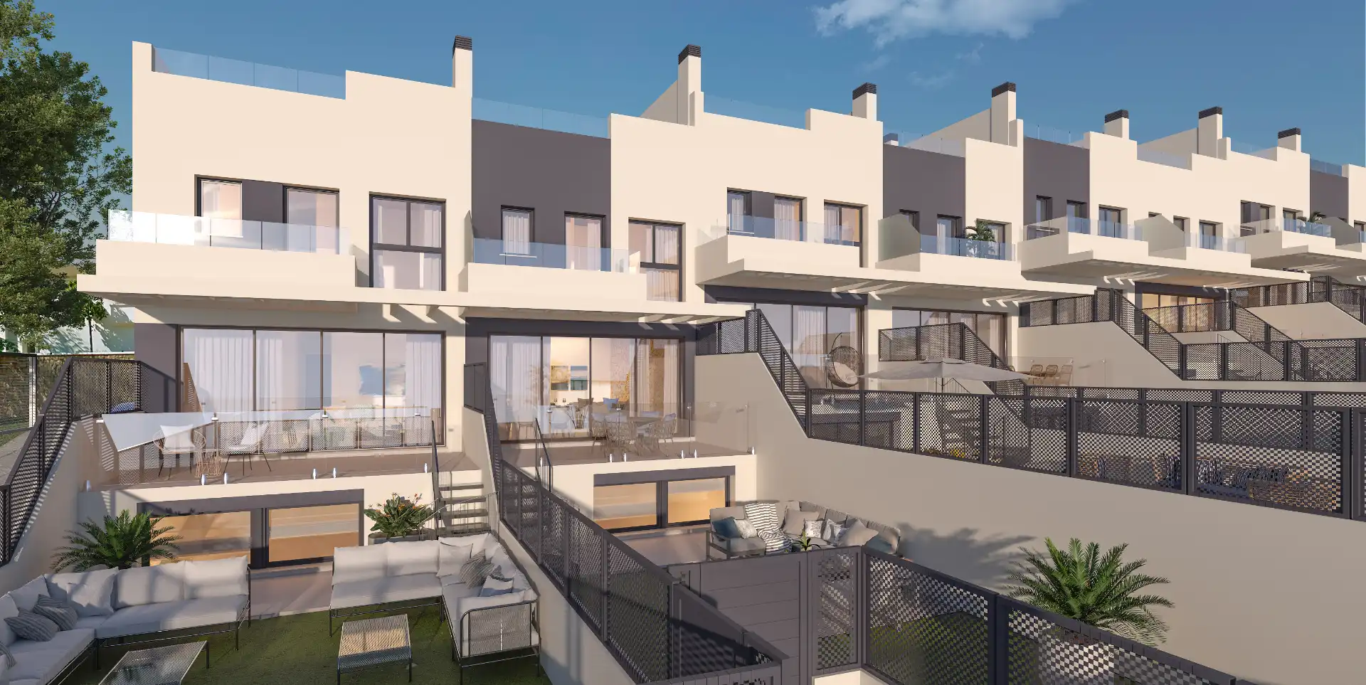 Adossat d'obra nova amb piscina en venda a Urbanización Cala Golf 1, imagen 2