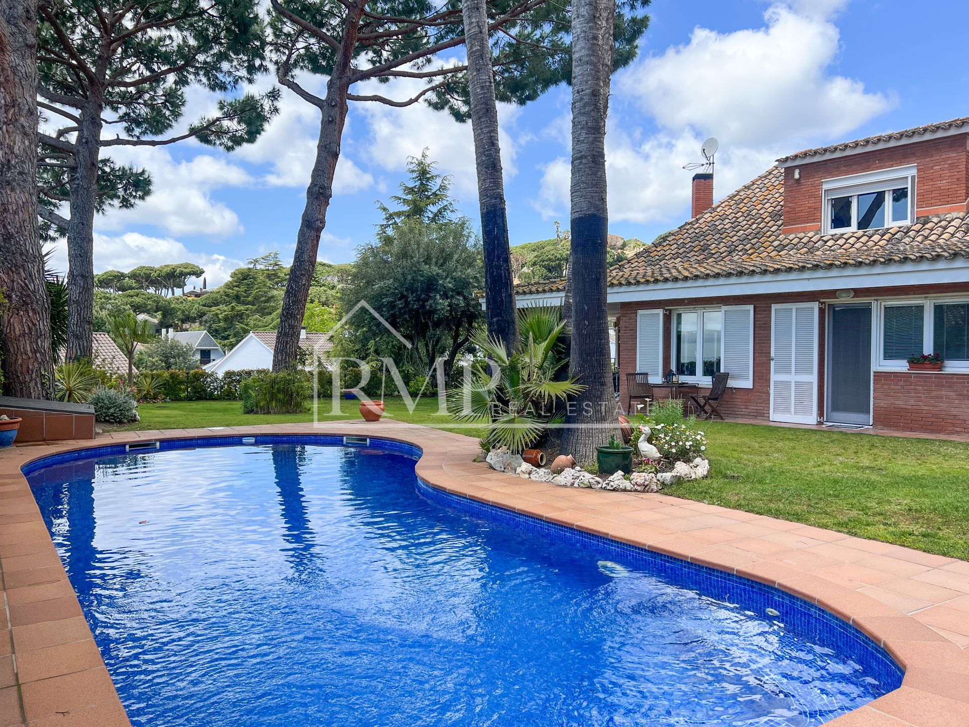 Jardí de Casa o xalet en venda en Sant Vicenç de Montalt amb Aire condicionat, Calefacció i Jardí privat