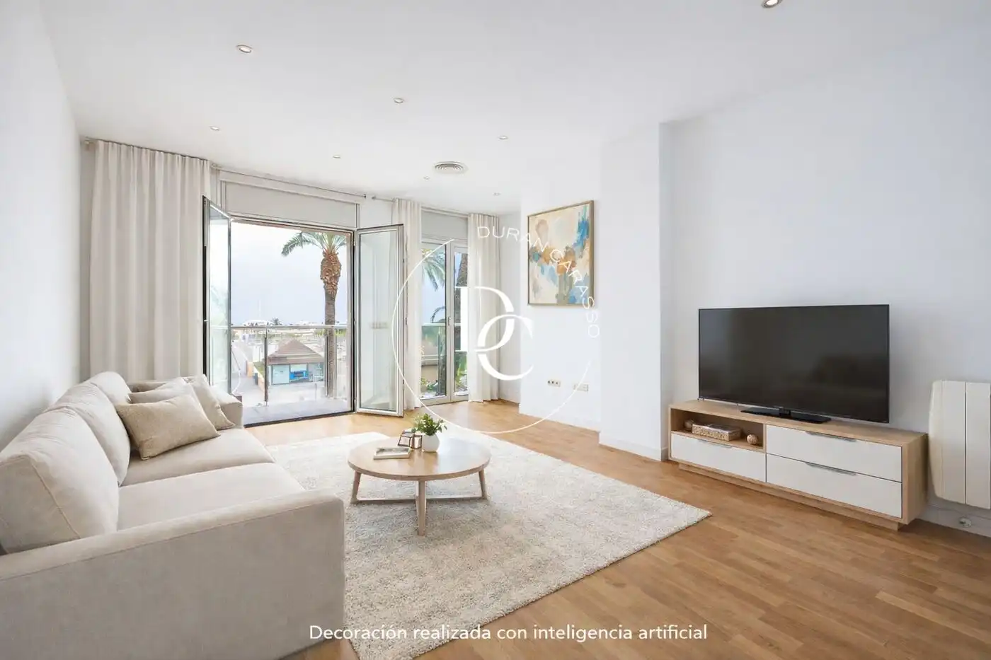 Living room of Flat for sale in Vilanova i la Geltrú  with Heating, Terrace and Balcony