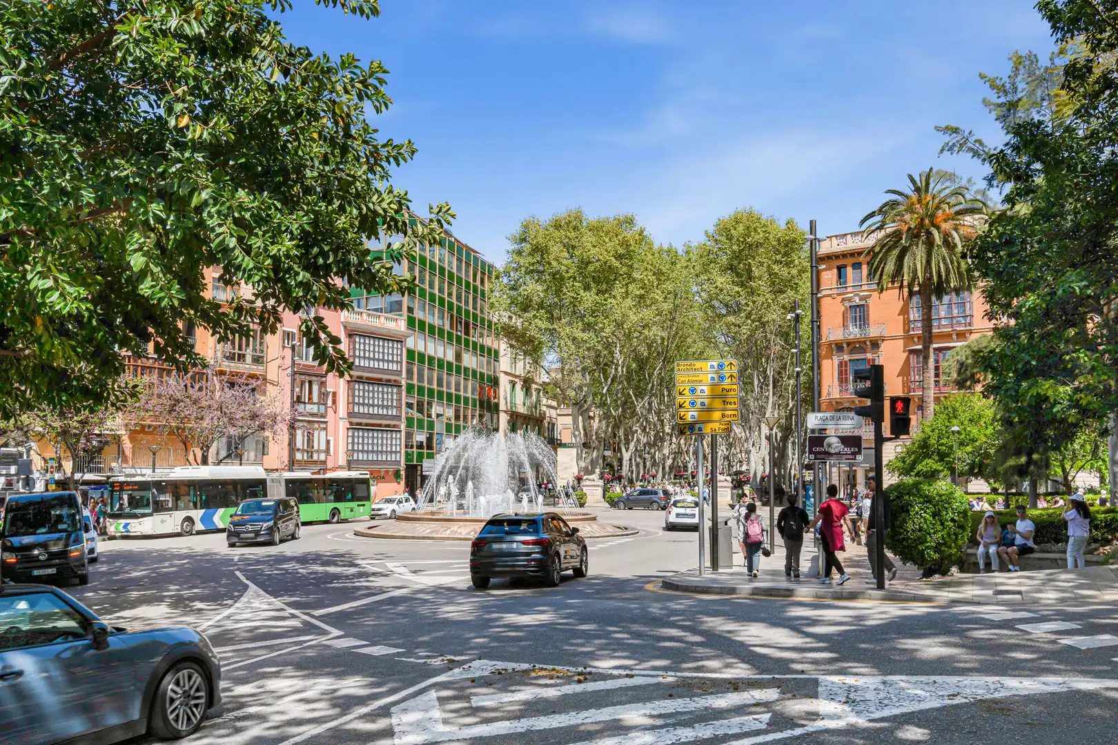Außenansicht von Erdgeschoss zum Verkauf in  Palma de Mallorca mit Klimaanlage, Parkett und Möbliert