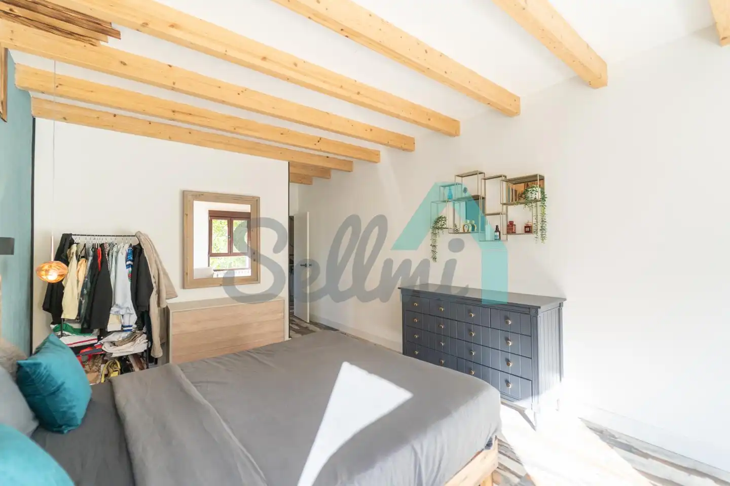 Habitación de Casa o chalet de alquiler en Mieres (Asturias) con Calefacción, Terraza y Amueblado