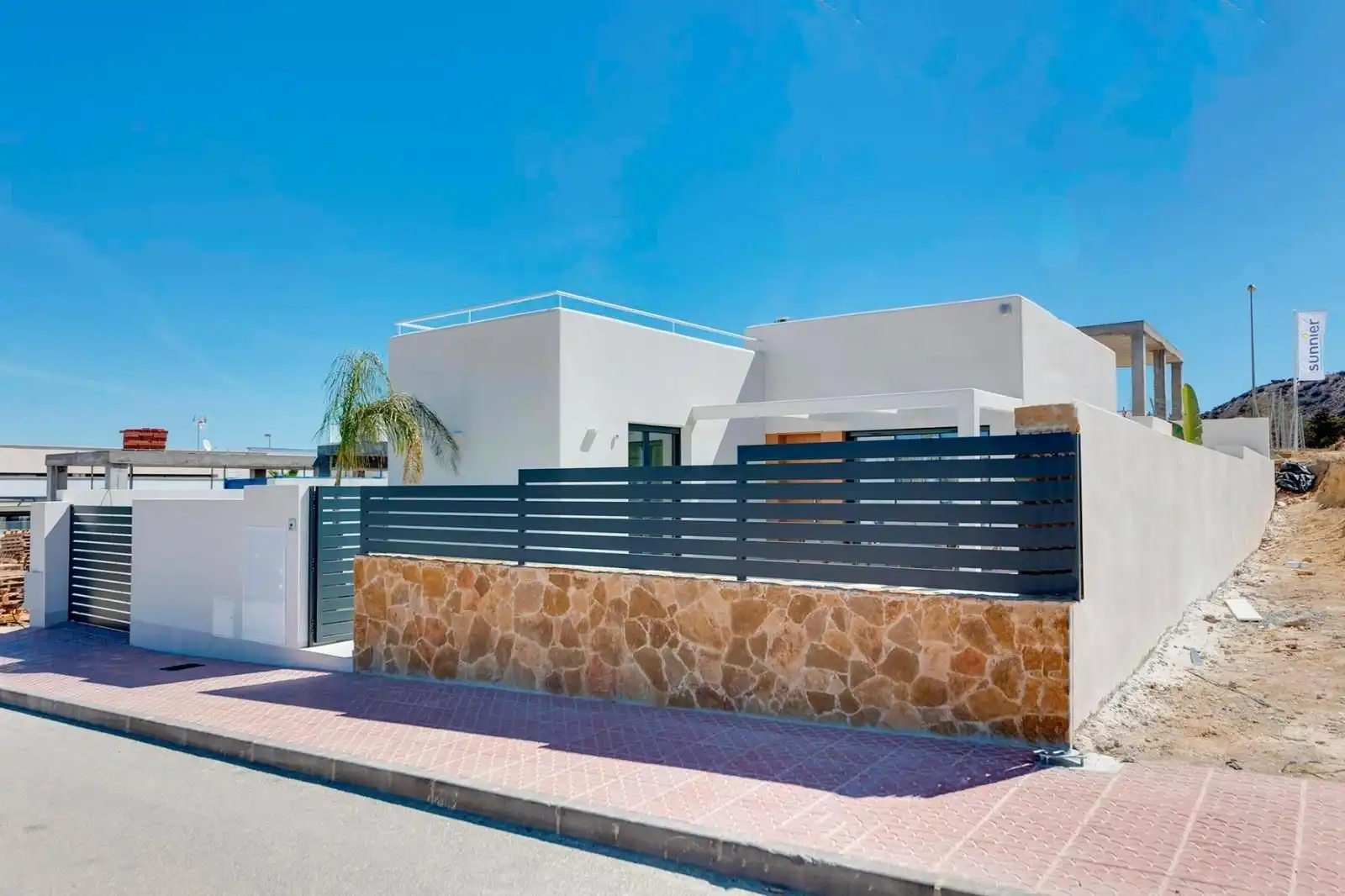 Vista exterior de Casa o chalet en venta en Rojales con Jardín privado, Terraza y Piscina