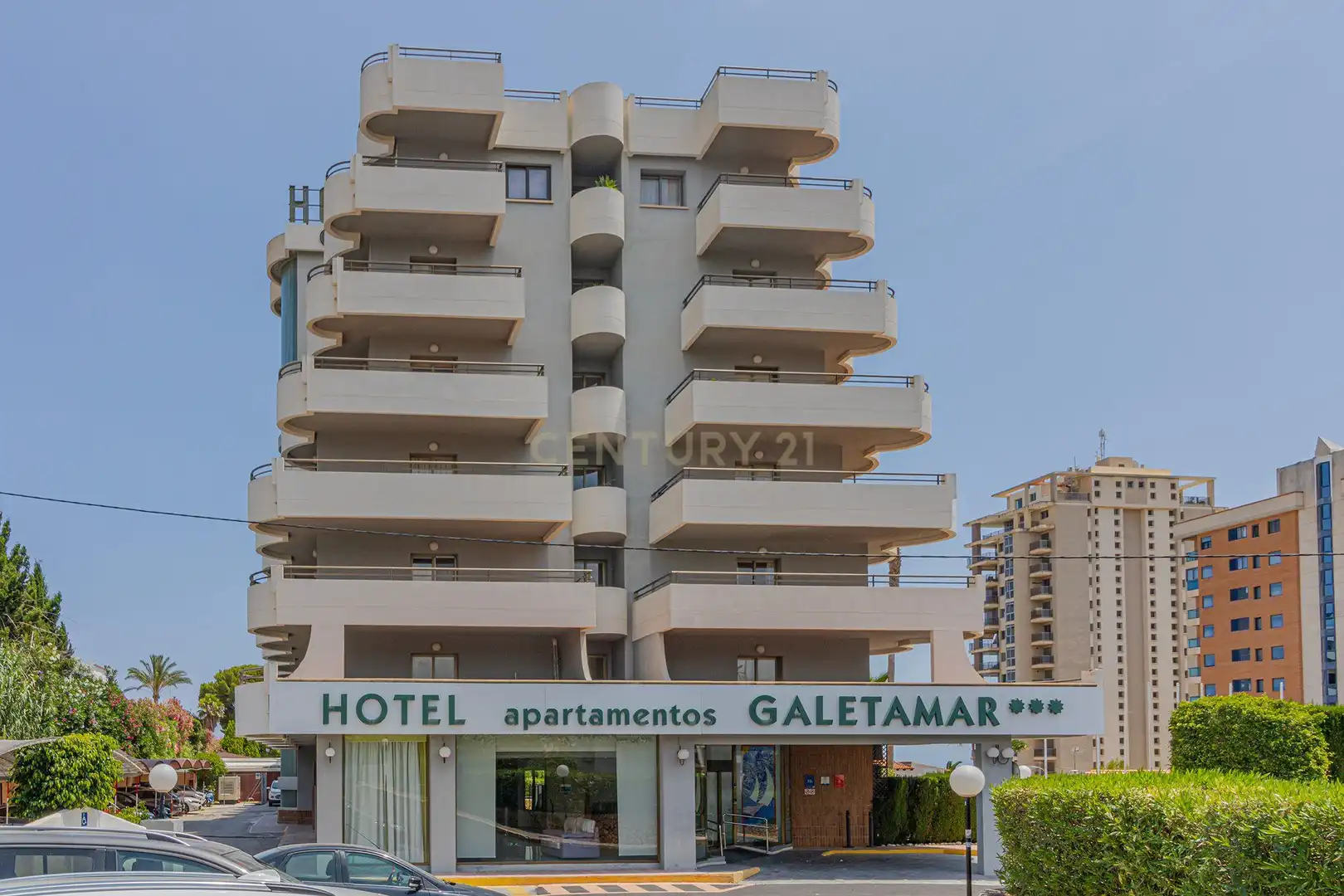 Vista exterior de Apartament en venda en Calpe / Calp amb Aire condicionat, Jardí privat i Forn