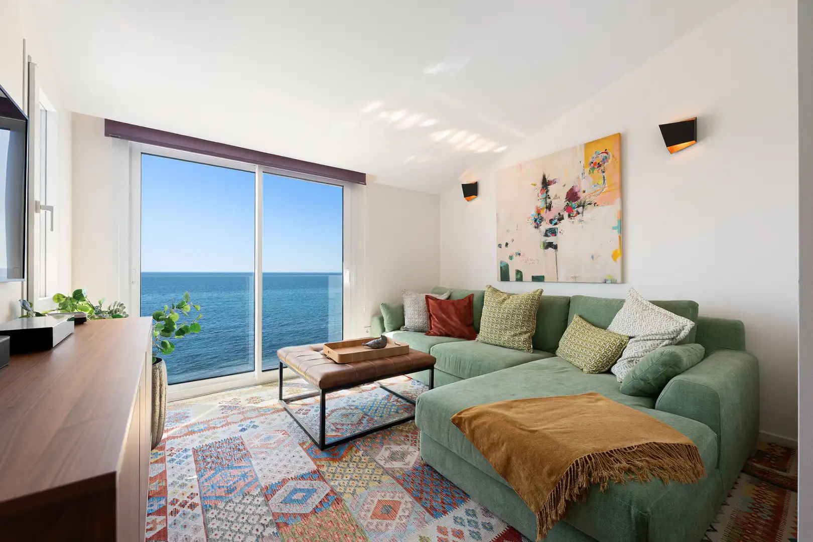 Sala de estar de Ático en venta en Estepona con Aire acondicionado, Terraza y Trastero