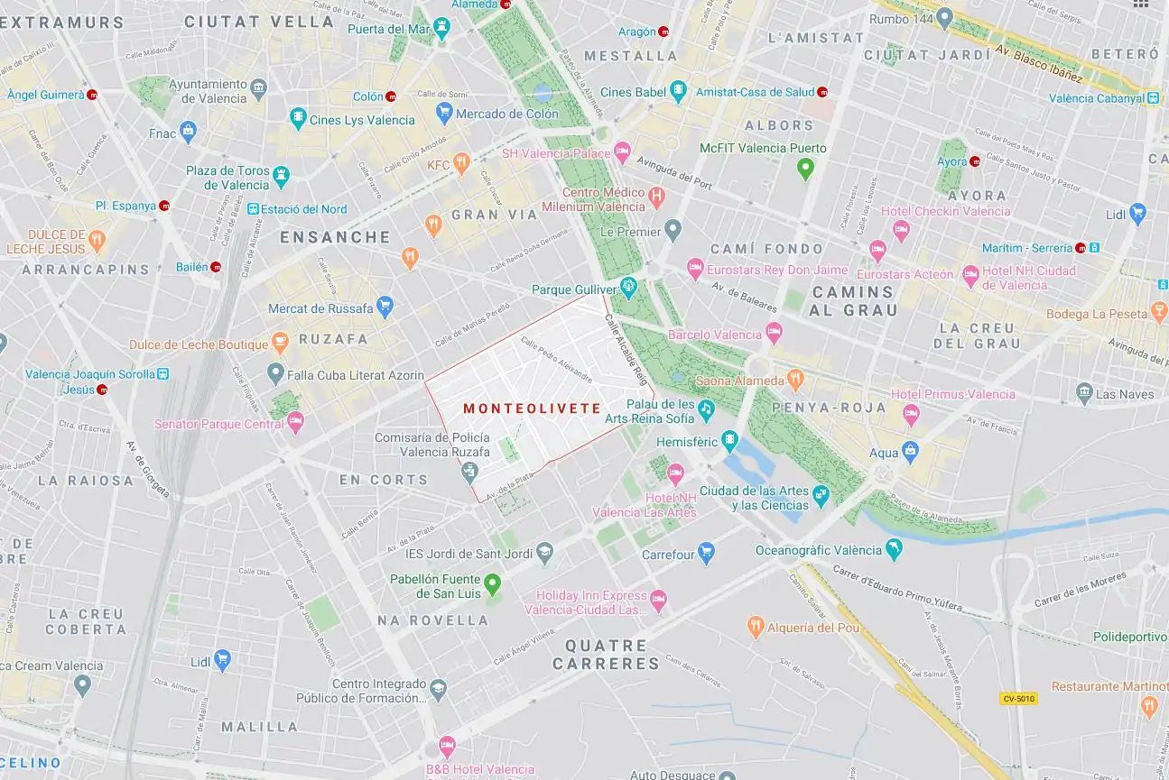 Wohnung zur Miete in Av. de Peris i Valero, Mont-Olivet