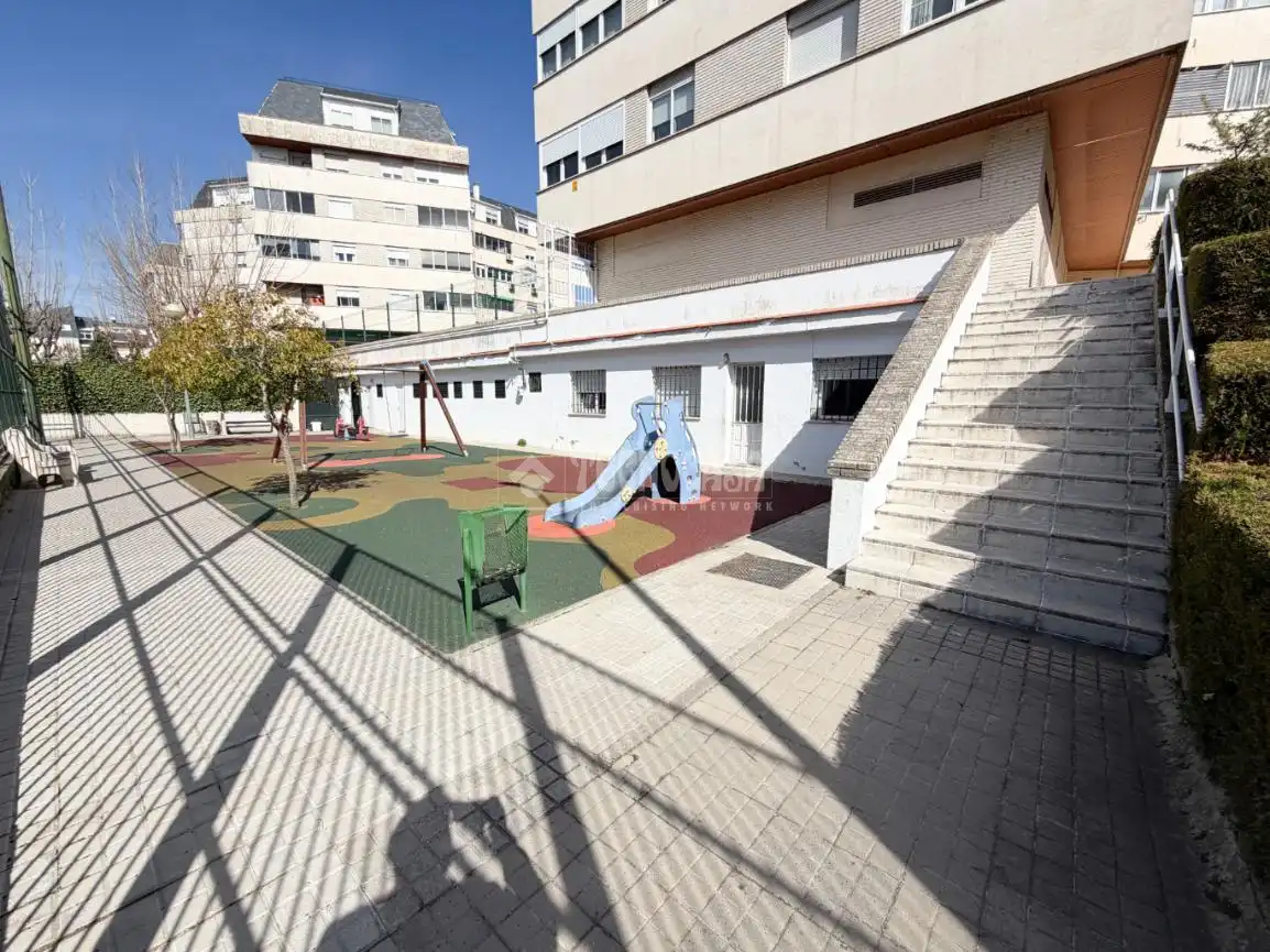 Exterior view of Flat for sale in Collado Villalba  with Air Conditioner, Heating and Parquet flooring