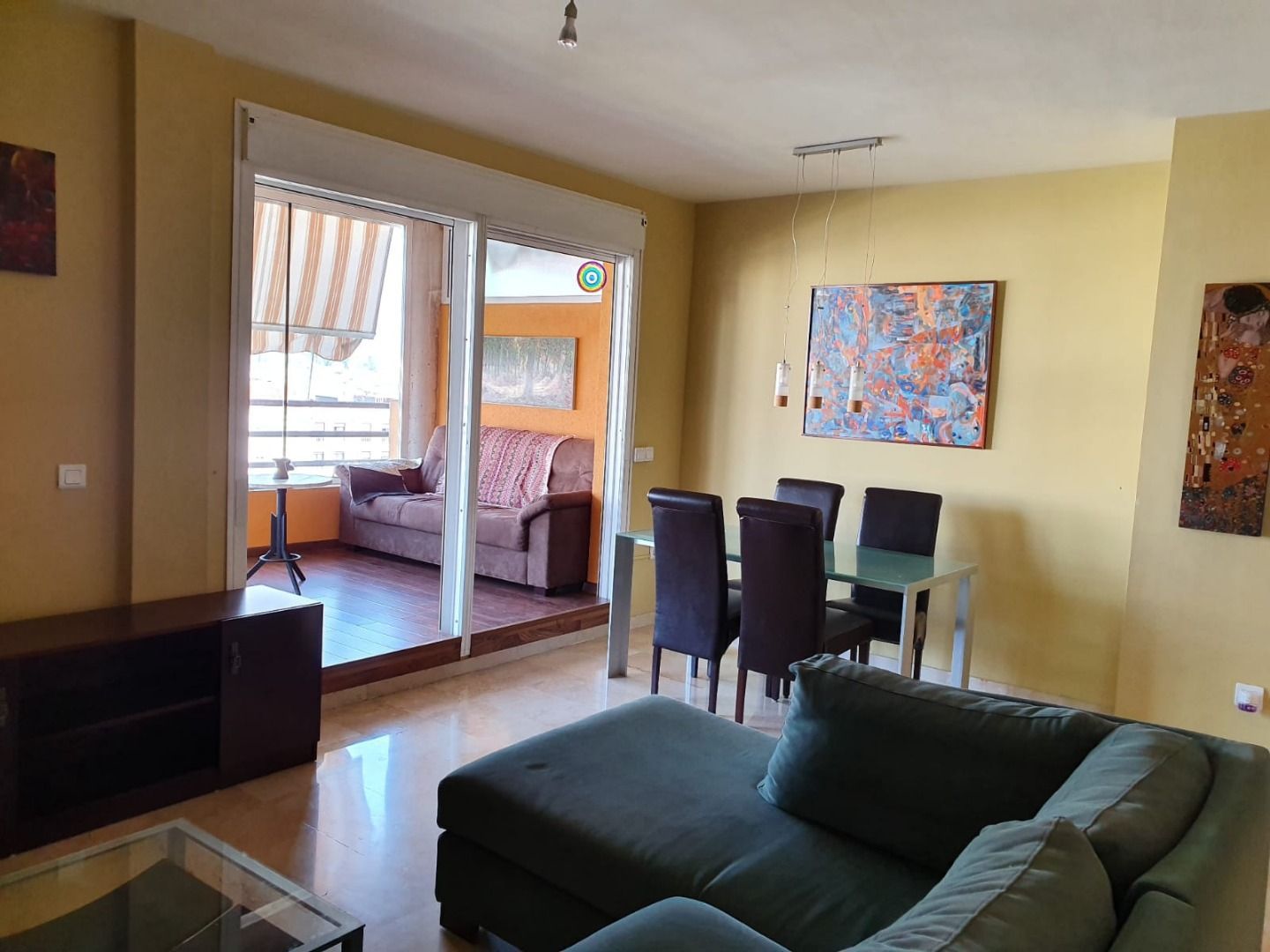 Living room of Attic to rent in Málaga Capital  with Air Conditioner, Heating and Terrace