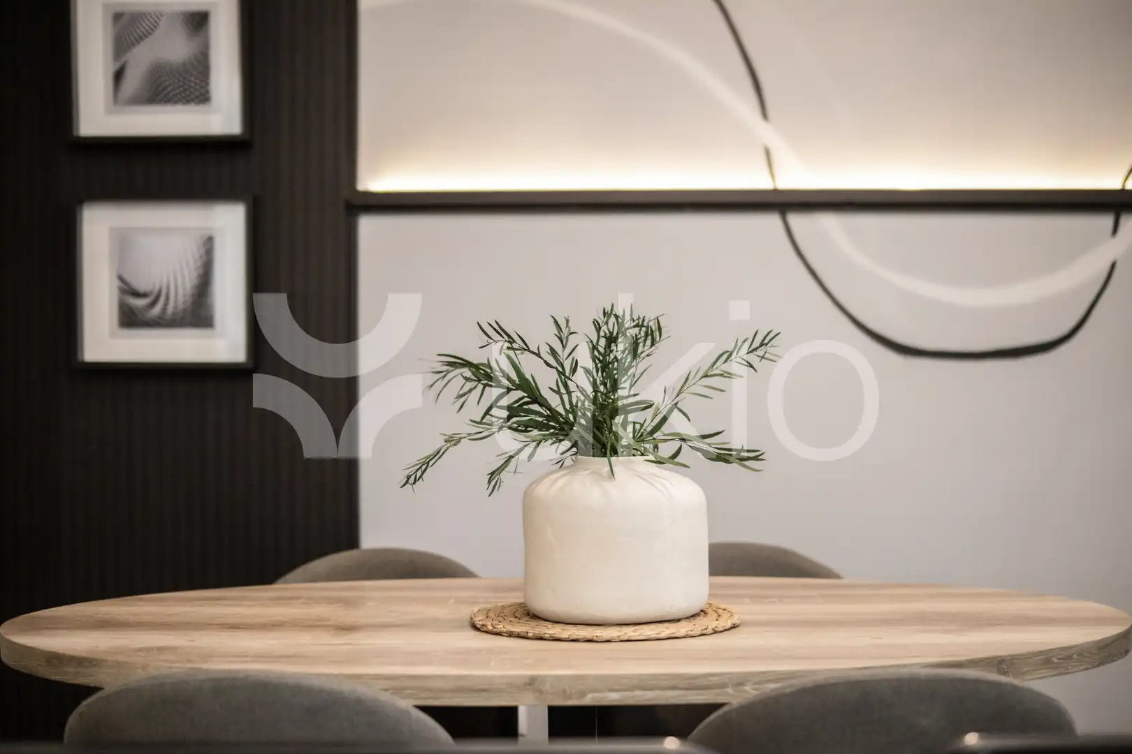 Comedor de Apartamento de alquiler en Madrid con Aire acondicionado, Calefacción y Amueblado