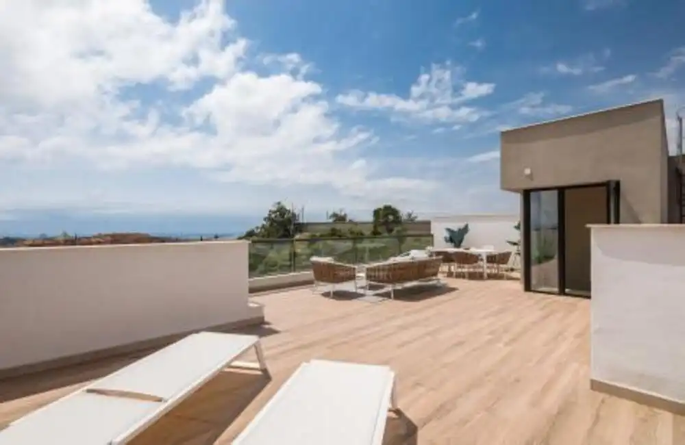 Terrace of Attic for rent in Marbella  with Air Conditioner, Terrace and Swimming Pool