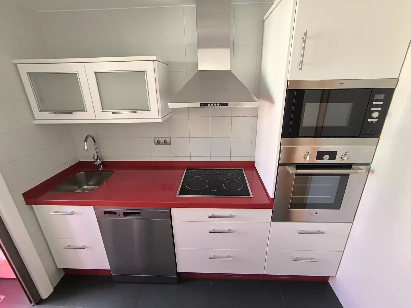 Kitchen of Flat for sale in Carballo  with Heating, Parquet flooring and Storage room