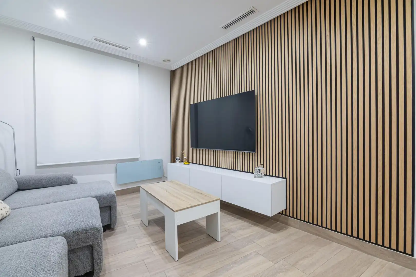 Living room of Flat for sale in Elche / Elx  with Air Conditioner and Furnished