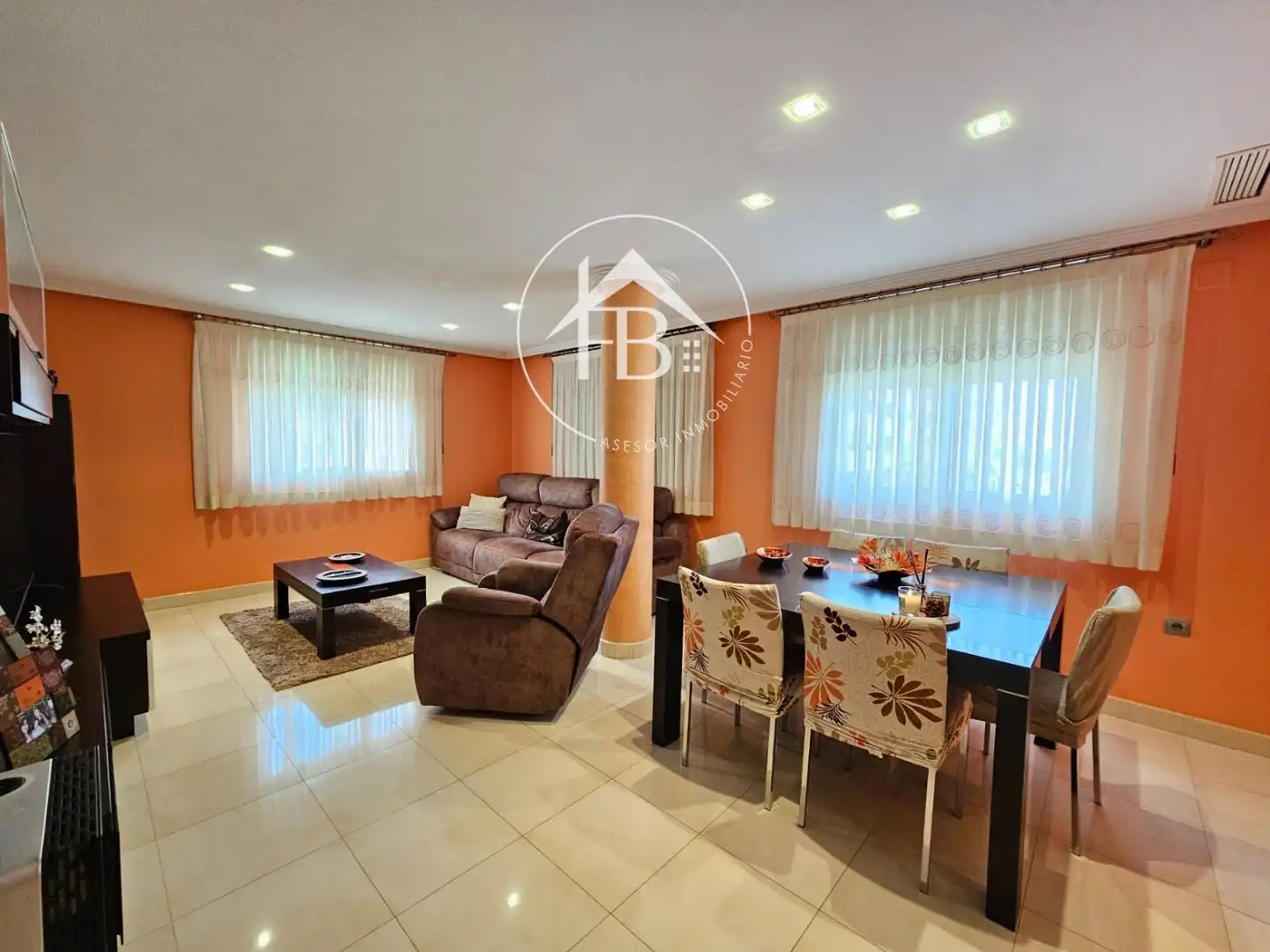 Sala de estar de Casa o chalet en venta en Mutxamel con Aire acondicionado, Calefacción y Terraza