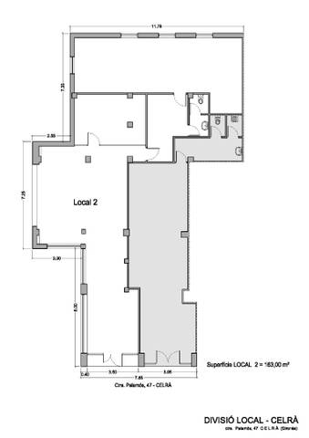 Local comercial en Alquiler en Carretera de Palamós en Celrà