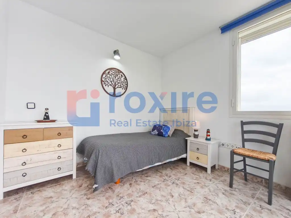 Schlafzimmer von Wohnung zur Miete in Sant Antoni de Portmany mit Klimaanlage, Terrasse und Möbliert
