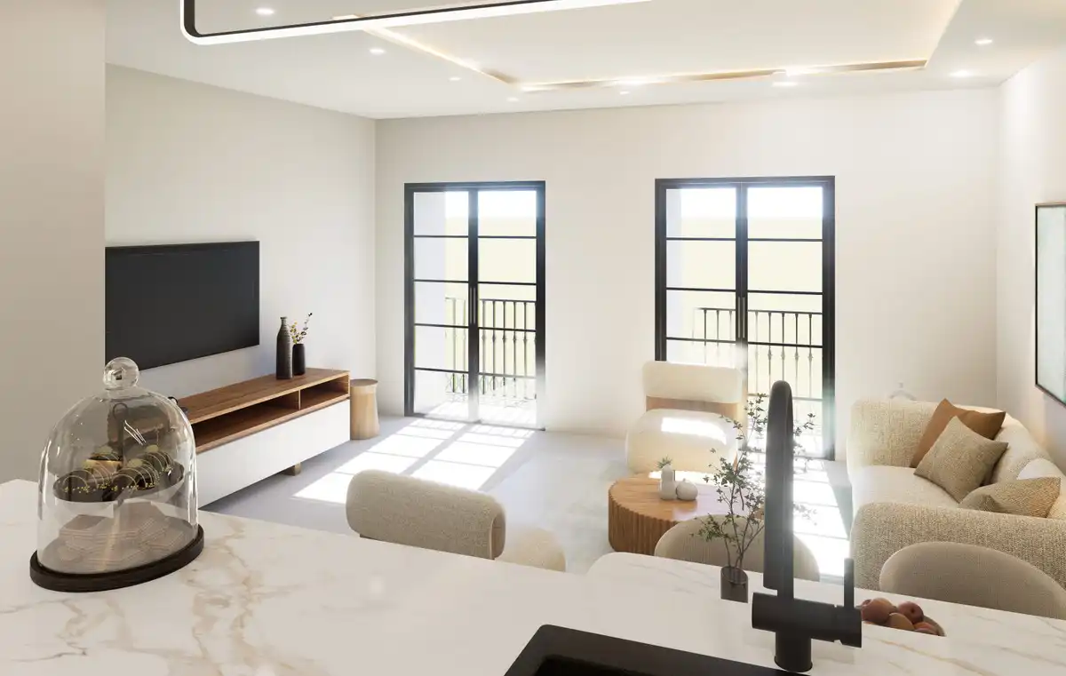 Living room of Duplexes for sale in Marbella  with Terrace and Storage room