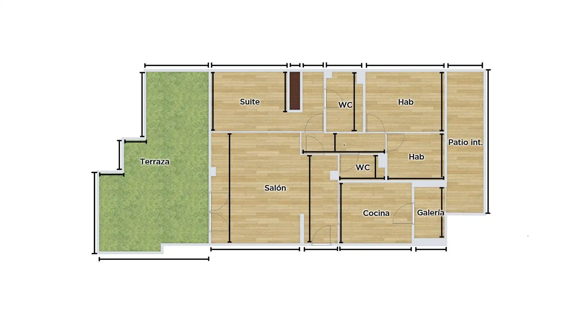 Ground floor for sale in Sant Cugat del Vallès  with Heating, Parquet flooring and Terrace