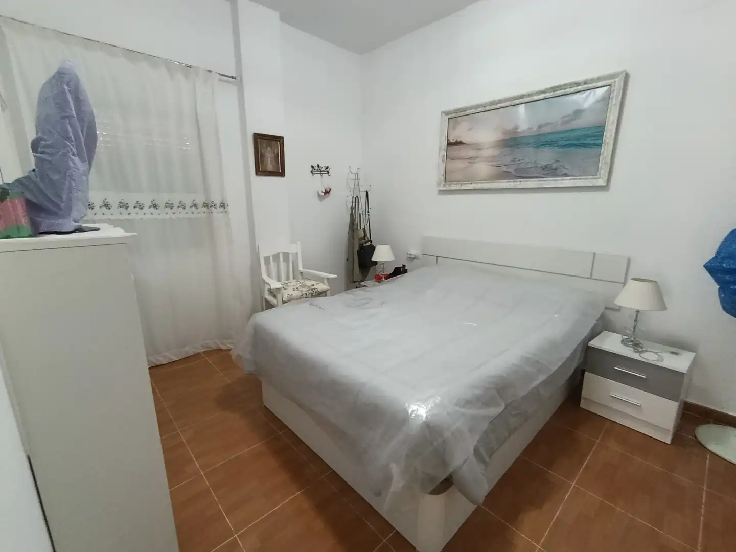 Schlafzimmer von Erdgeschoss zum Verkauf in Punta Umbría mit Möbliert, Ofen und Waschmaschine