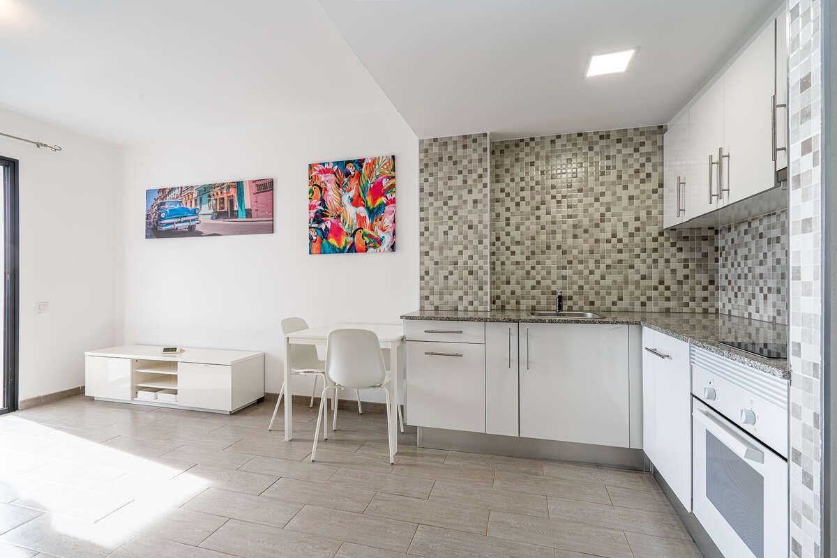 Kitchen of Apartment for sale in Teguise  with Terrace, Furnished and Community pool