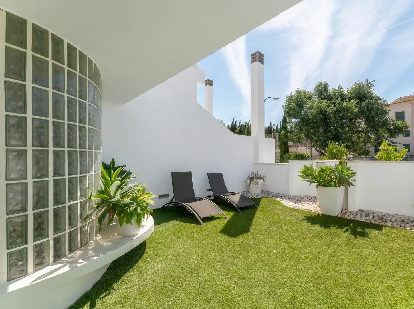 Terrace of Detached homes for sale in  Palma de Mallorca  with Air Conditioner, Heating and Private garden