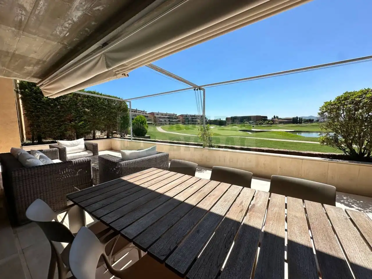 Terrace of Apartments for rent in Gualta  with Air Conditioner, Heating and Parquet flooring