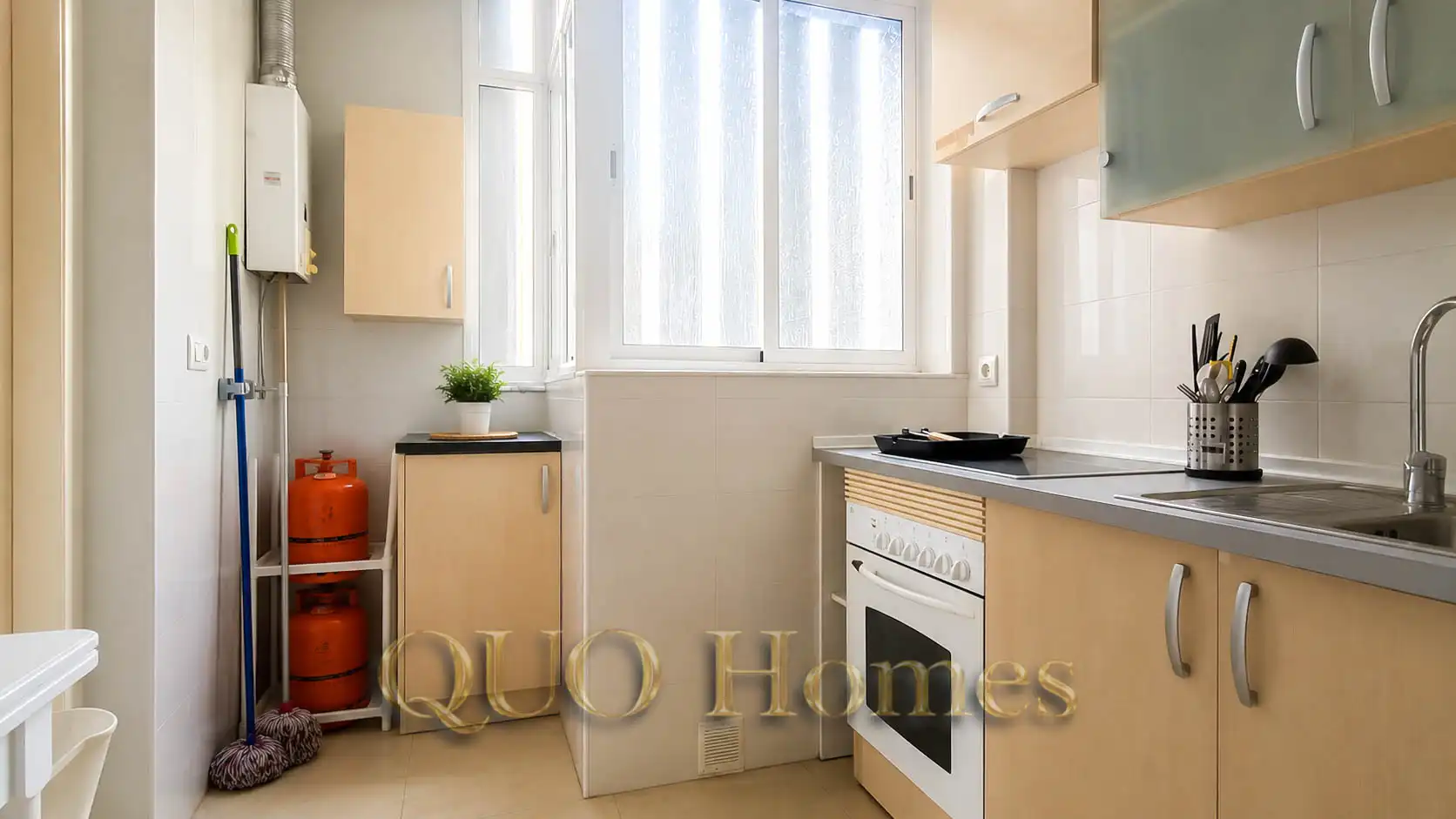Cocina de Piso en venta en Jerez de la Frontera con Amueblado, Horno y Lavadora