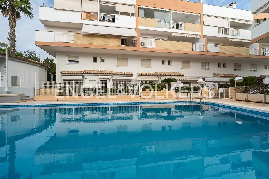 Piscina de Dúplex de lloguer en Jávea / Xàbia amb Aire condicionat, Calefacció i Jardí privat