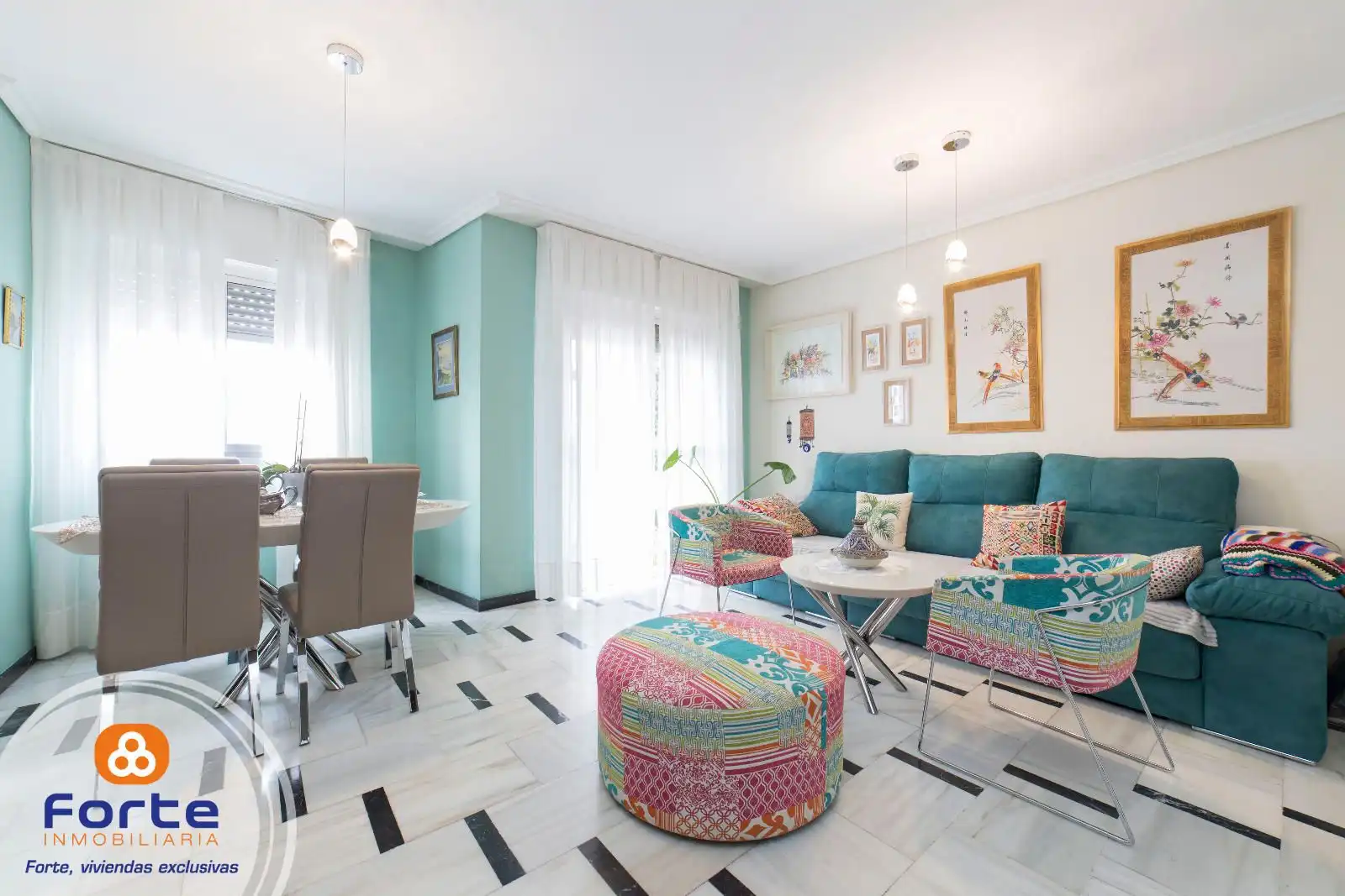 Wohnzimmer von Wohnung zum Verkauf in Córdoba mit Klimaanlage