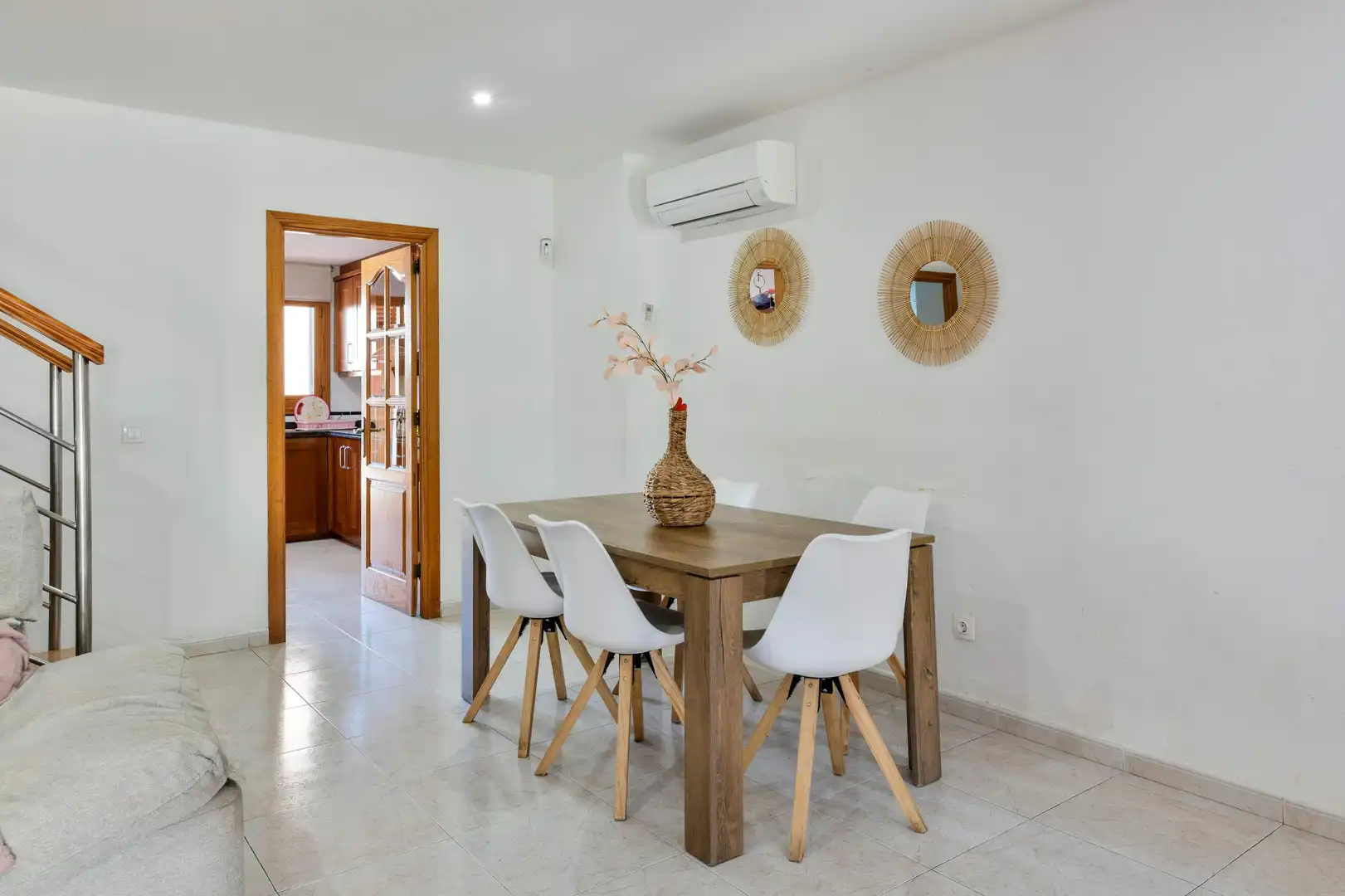 Dining room of Detached homes for sale in Alcúdia  with Air Conditioner, Terrace and Balcony