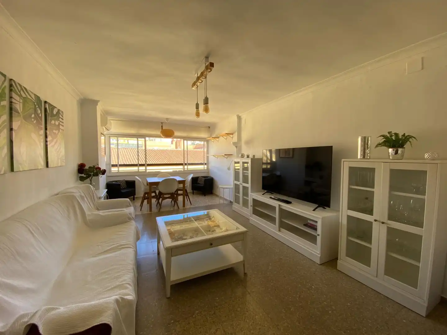 Sala de estar de Piso de alquiler en Málaga