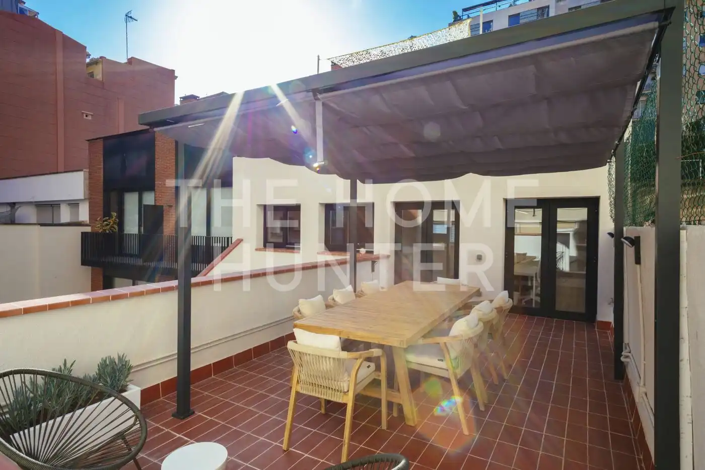 Terrassa de Casa o xalet en venda en Barcelona amb Aire condicionat, Calefacció i Jardí privat